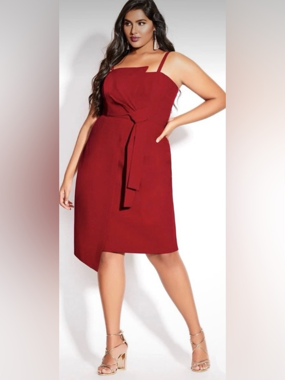 CITY CHIC Scarlet Red Plus Size Dress
